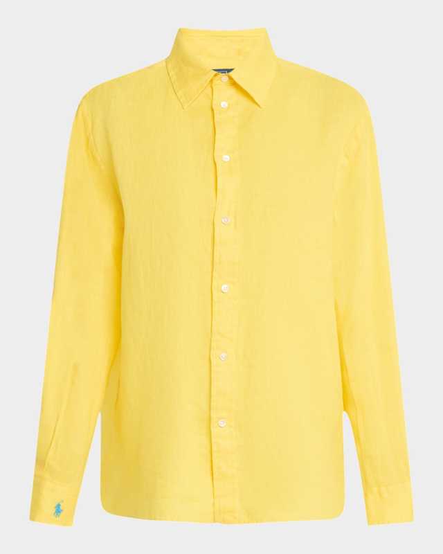 Oversize Fit Linen Shirt